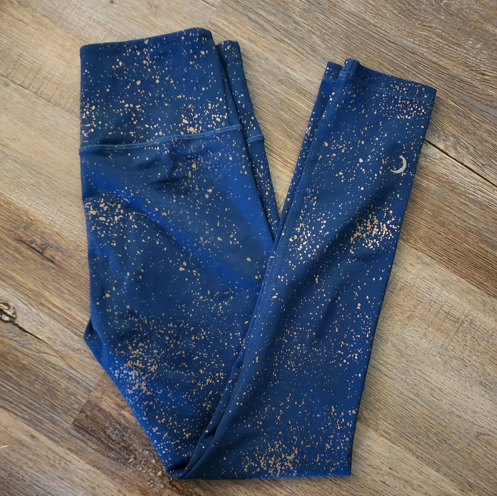 Zyia Navy Speckled LNT Leggings-2/XS